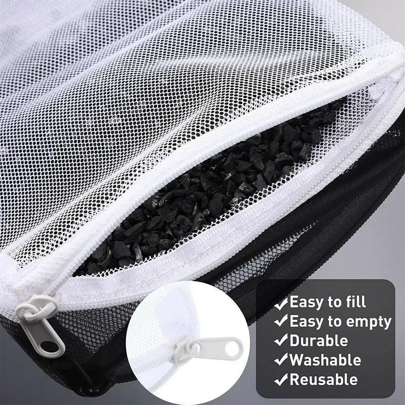 10Pcs Nylon Mesh Bags for Aquarium Pond Filter Media