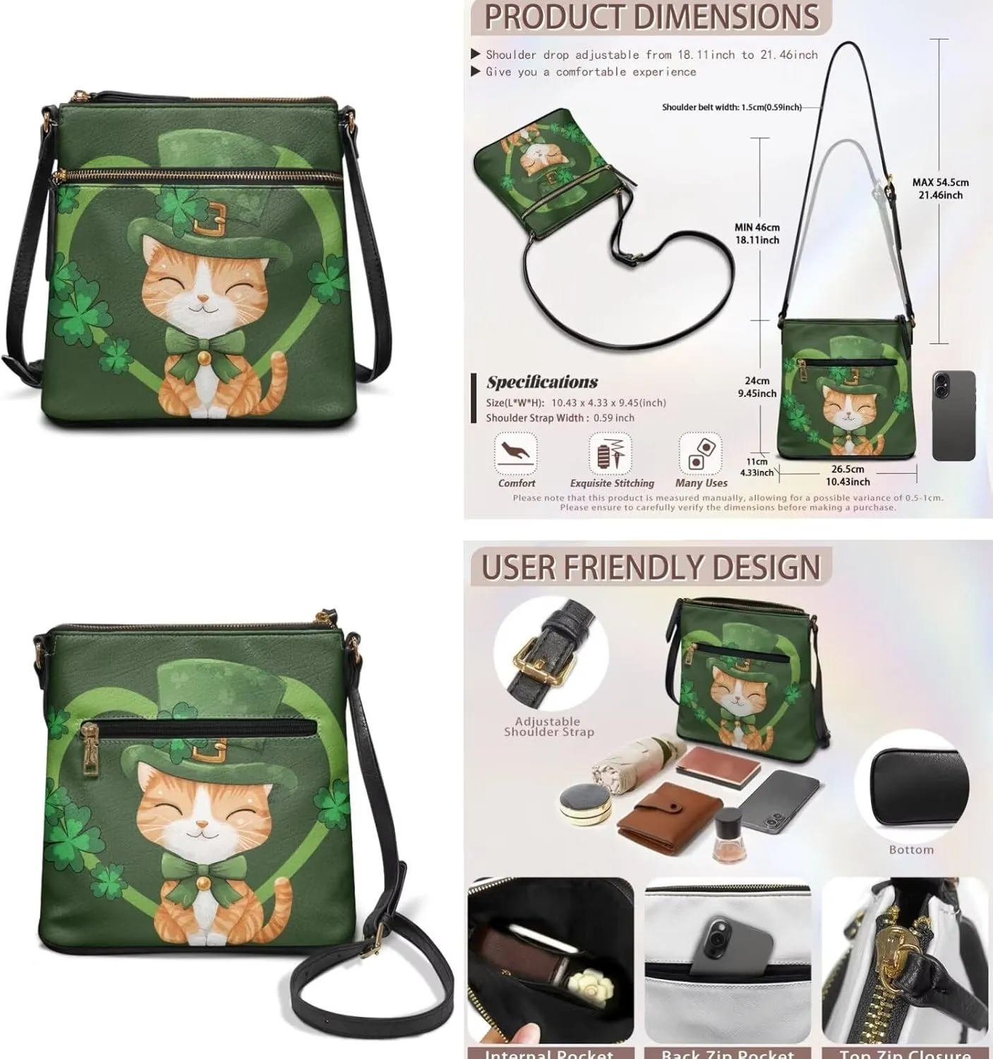 2 Pcs Bucket Bags Set for Women Trendy Satchel Purses for Women Crossbody Wristlet Purses for Women