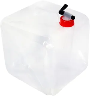 20l Large Water Container Collapsible Bag for Camping Foldable Water Bottle Double Handle and Leakproof Seal