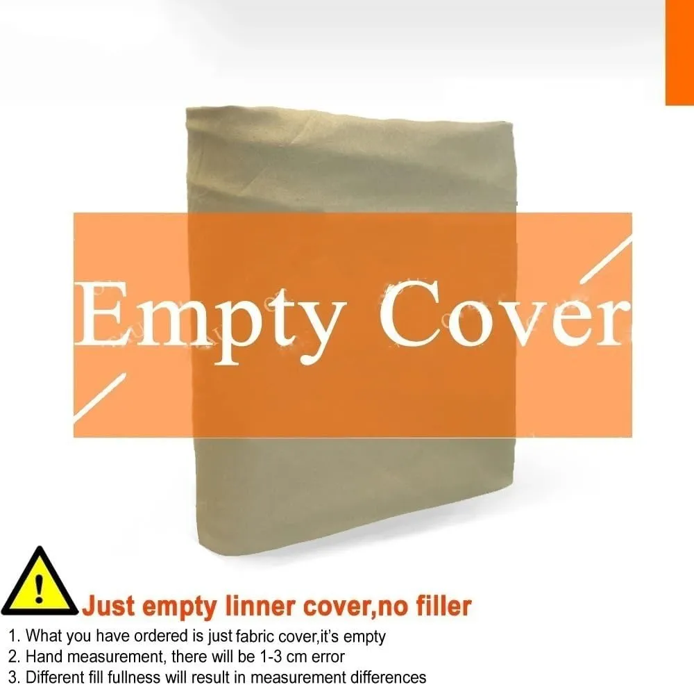 2/3/4/5/6/7ft Tough Anti-Tear Linner Bag Cover Bean Bag Pouf Inner Wash Bags Sofa Sac Beanbag Insert Covers Couch Inner Covers Beanbag No Filling Insert (Size : 7ft-D215cm-cover)