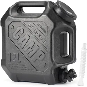 3.2 Gallon/12 L Water Containers with Spigot, BPA Free Camping water Storage Containers Portable Water Jug for Camping Outdoor Hiking,Emergency Stroage