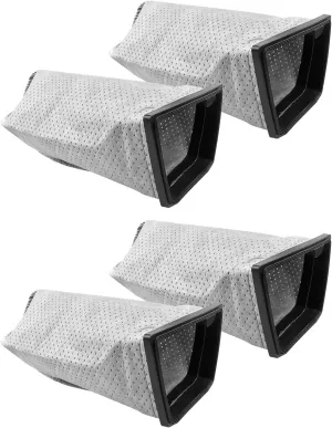 4 Cloth Bags Liner Replacement for Hoover Porta Power Swingette S1015 S1029, CH30000 Commercial Canister Vacuum, Reusable Canister/Upright Vacuum Cleaner Bag Replace 43662023