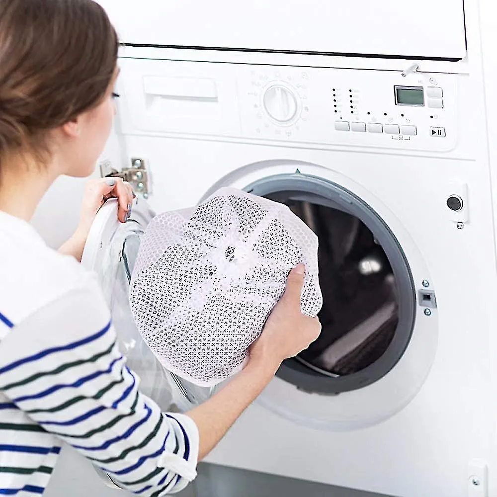 4 Pieces Laundry Bag Washing Machine With Cord Stopper Laundry Net