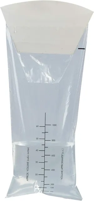 48 Counts/Pack Clear Disposable Throw-up vomit Bag,Convenience Bag For Vomit and Urine Disposal