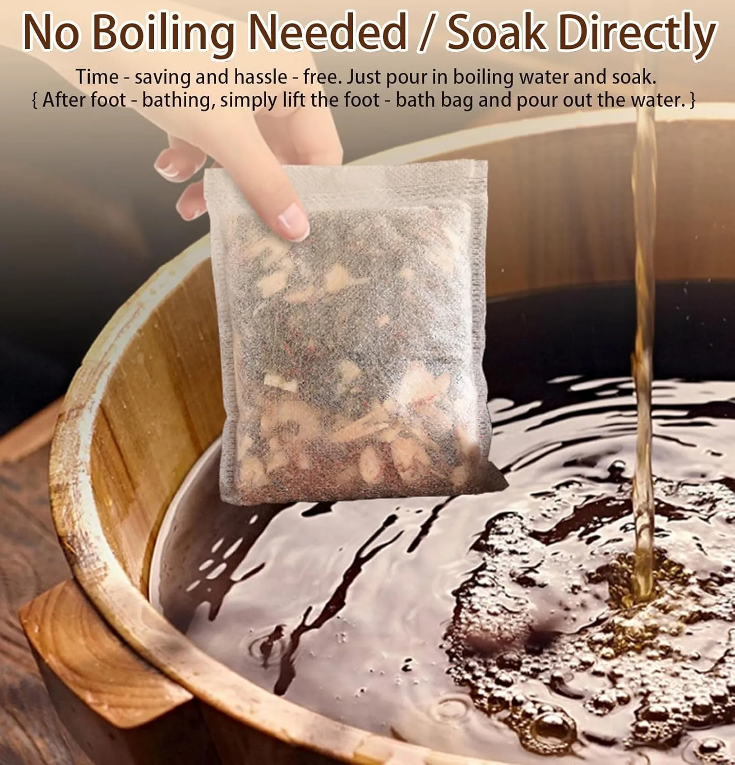 48 Flavor Herbal Detox Foot Soak - Foot Bath Herb Pedicure Spa Bath Soak Foot Detox Soak to Remove Toxins - Relieve Fatigue 、Improve Sleep、Dispel Cold & Dampness (900 g (30g x 30pcs), Green)