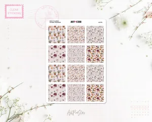 A077b | Floral Pattern Mini Fullbox, A6
