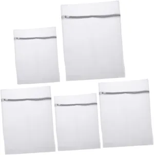 ABOOFAN 5pcs Mesh Laundry Bags for Underwear Washing Bags with Zipper Various for Travel Home Bras Washing Machine