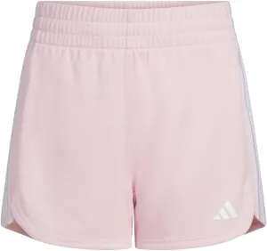 adidas Girls' 3-Stripes Mesh Shorts