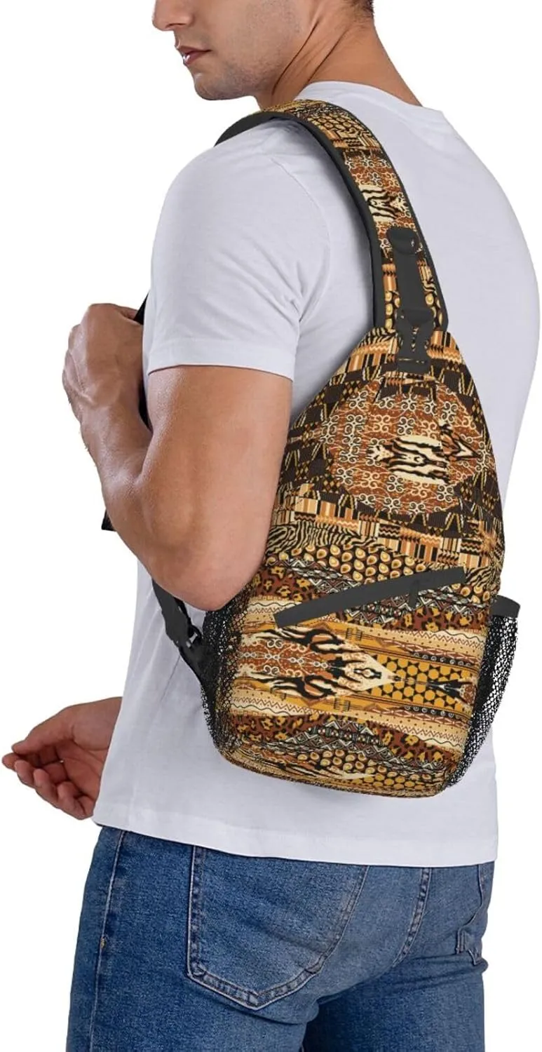 Adorable Sloth Crossbody Bag Chest Shoulder Bag Small Casual Backpack Suitable For Women Men Hiking