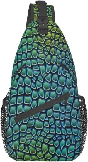 Adorable Sloth Crossbody Bag Chest Shoulder Bag Small Casual Backpack Suitable For Women Men Hiking