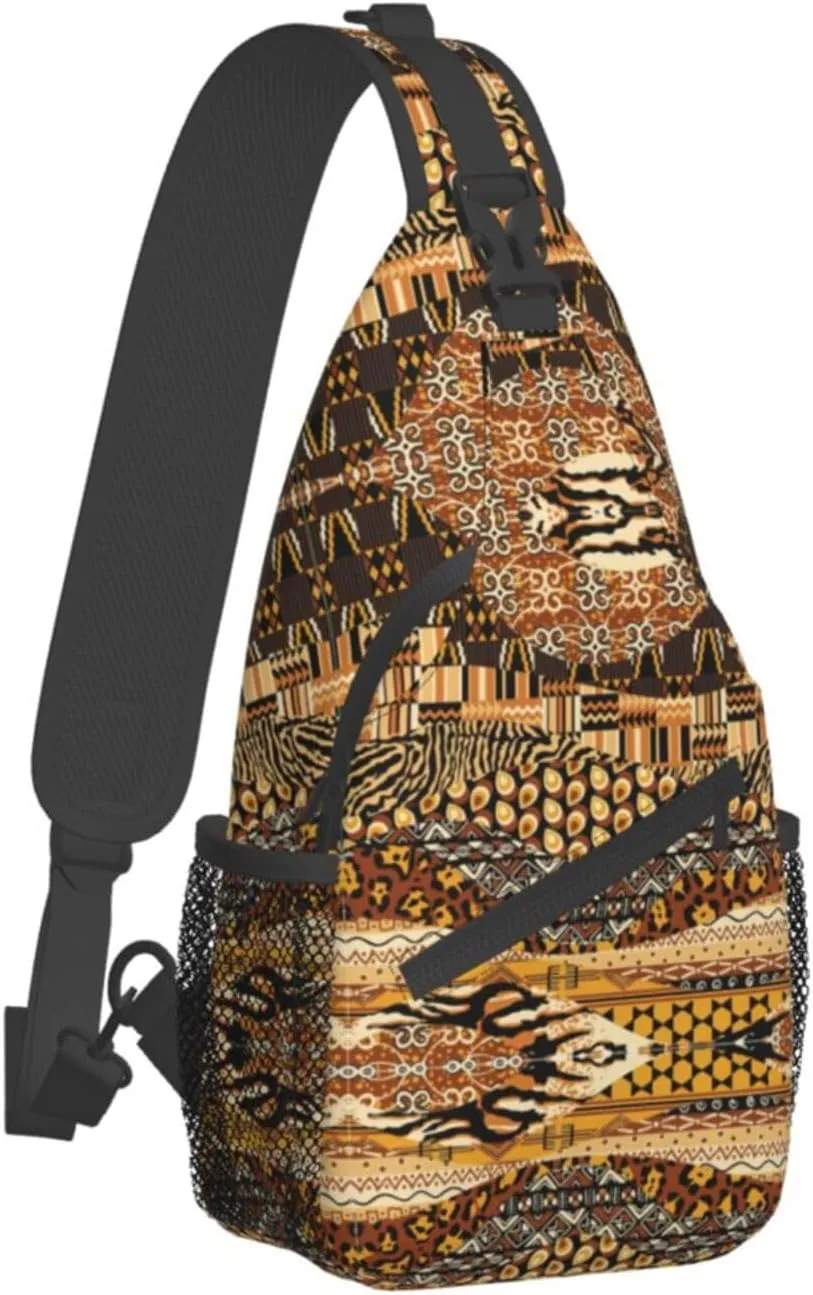 Adorable Sloth Crossbody Bag Chest Shoulder Bag Small Casual Backpack Suitable For Women Men Hiking