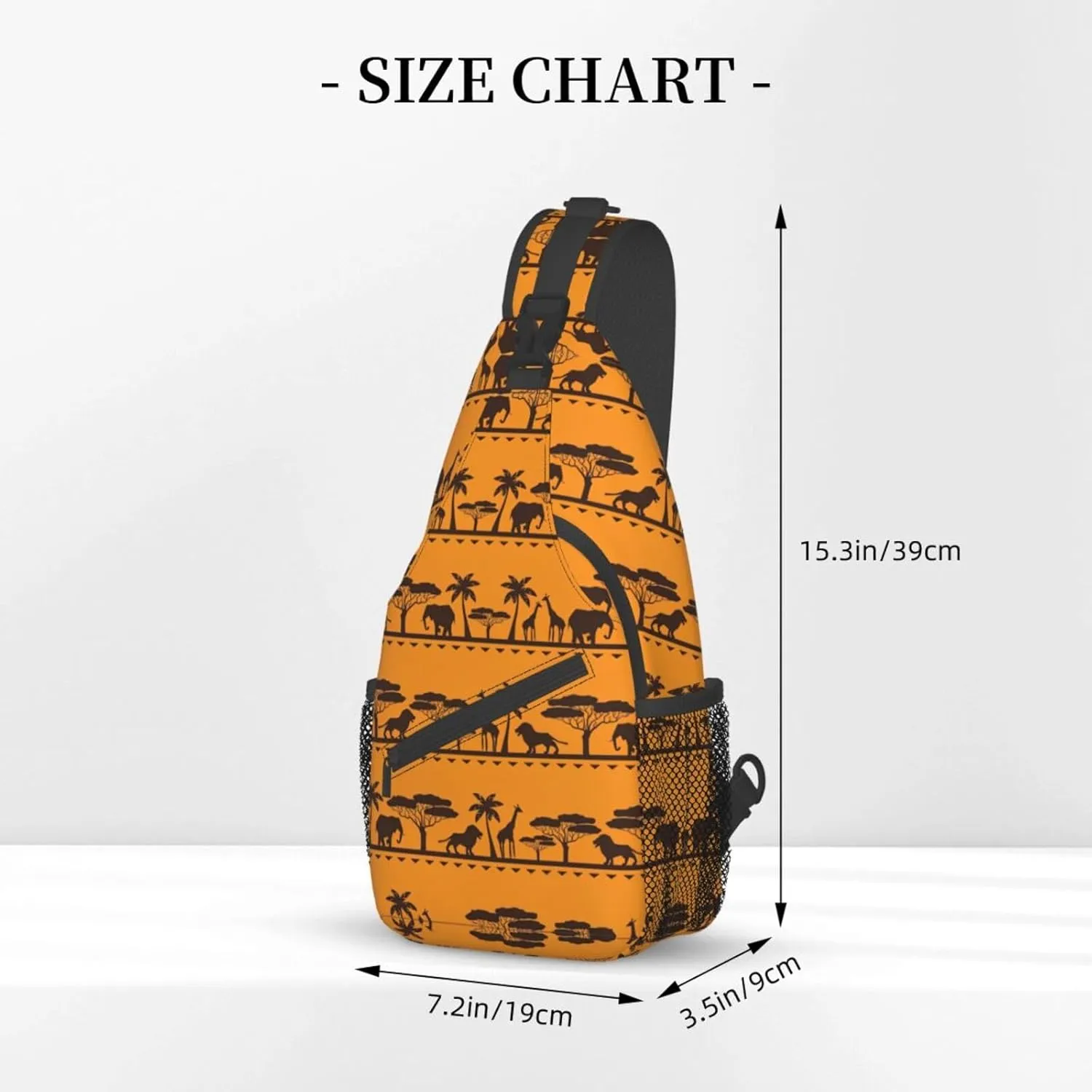 Adorable Sloth Crossbody Bag Chest Shoulder Bag Small Casual Backpack Suitable For Women Men Hiking