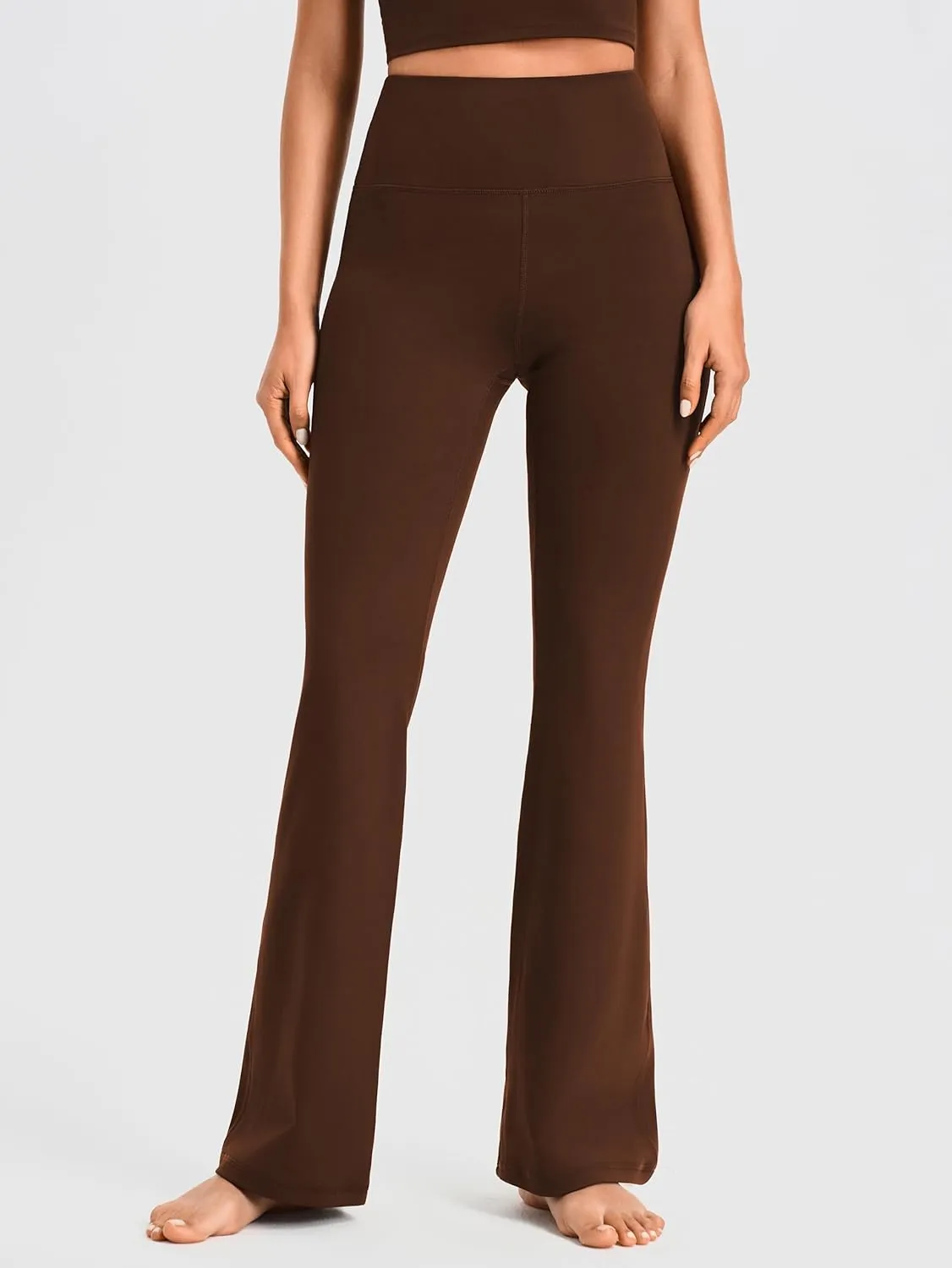 AFITNE Women's Yoga Pants Wide Leg Workout Leggings Flare Casual Lounge Pants with Pockets High Waist and Tummy Control