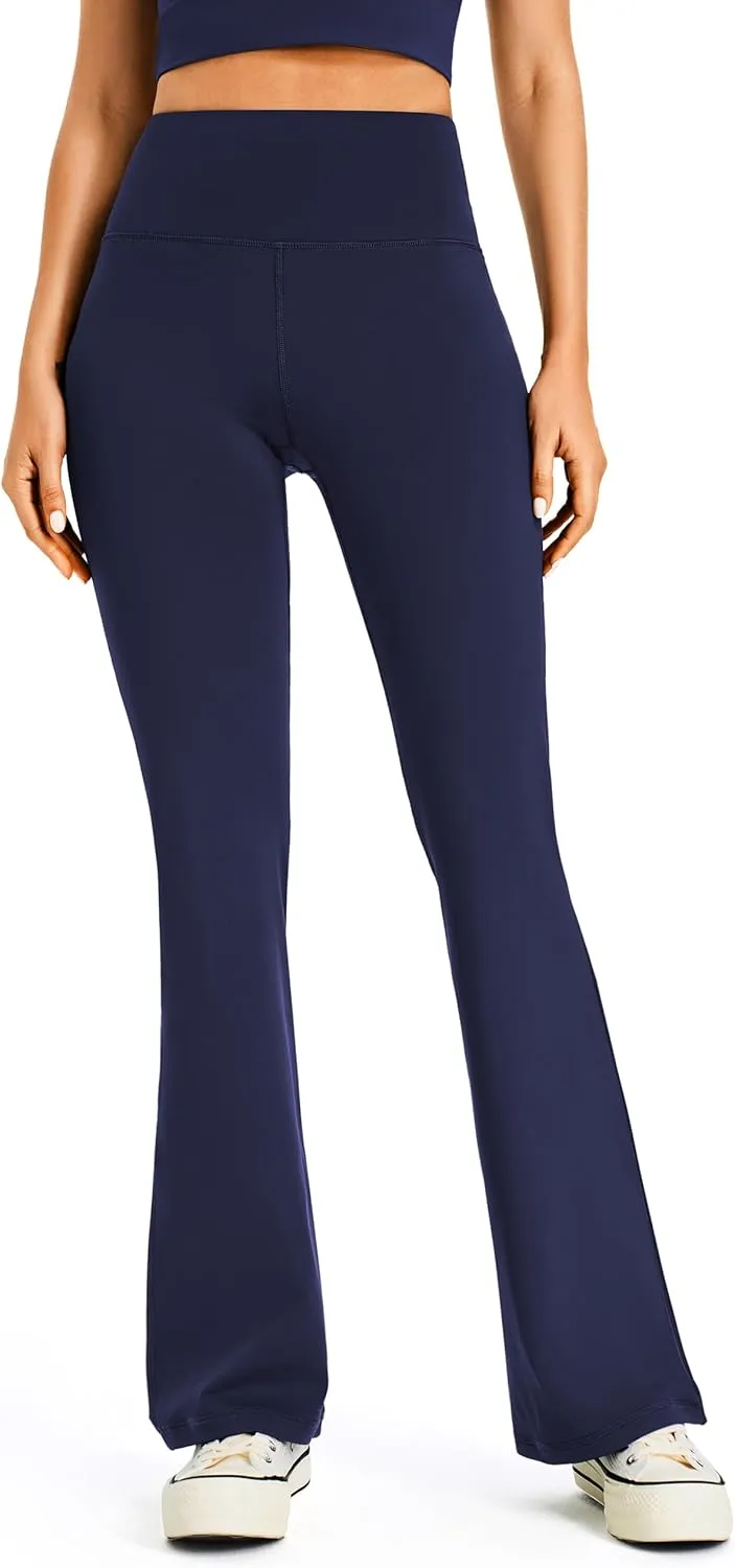 AFITNE Women's Yoga Pants Wide Leg Workout Leggings Flare Casual Lounge Pants with Pockets High Waist and Tummy Control