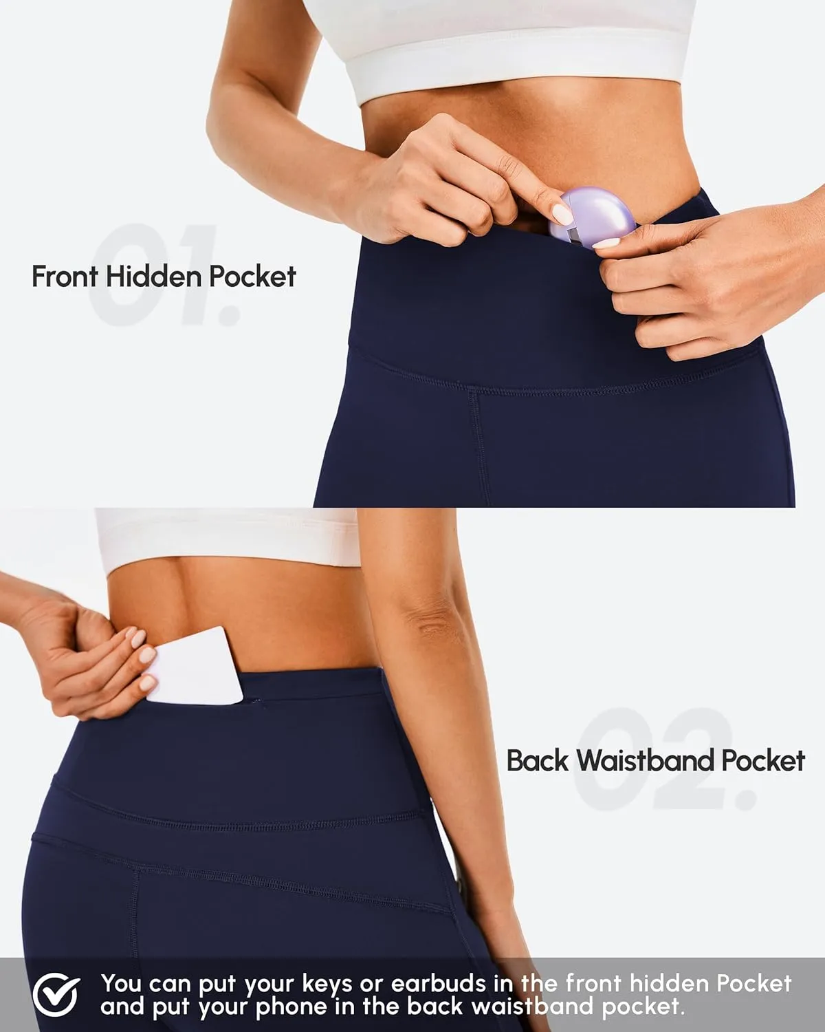 AFITNE Women's Yoga Pants Wide Leg Workout Leggings Flare Casual Lounge Pants with Pockets High Waist and Tummy Control