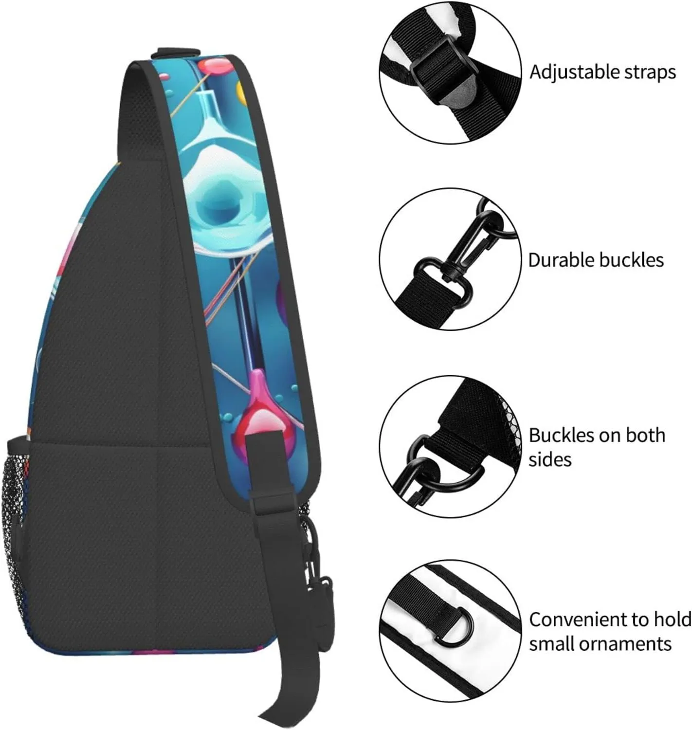 Aircraft Fighter Jets Crossbody Bag Chest Shoulder Bag Small Casual Backpack Suitable For Women Men Hiking