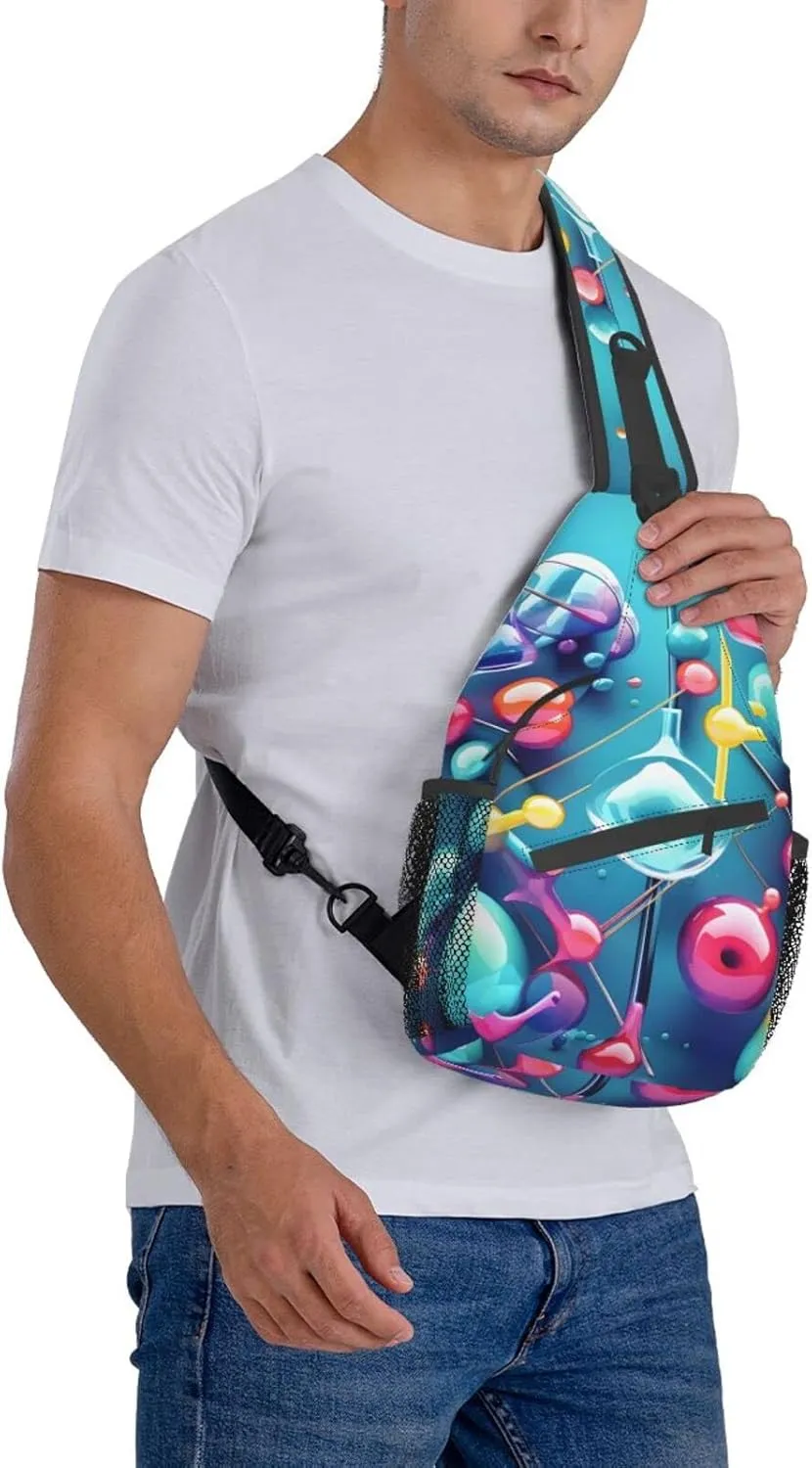 Aircraft Fighter Jets Crossbody Bag Chest Shoulder Bag Small Casual Backpack Suitable For Women Men Hiking