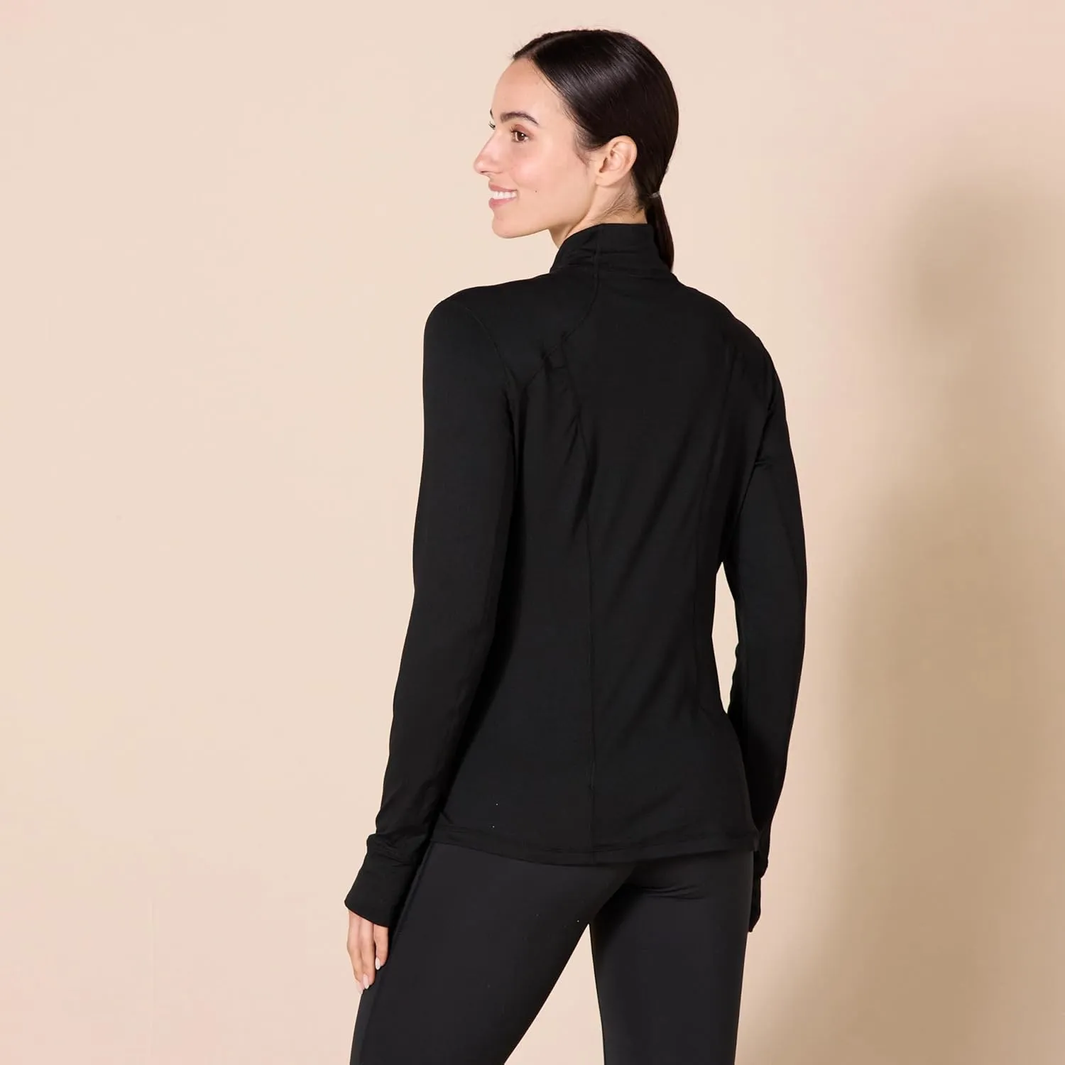 Amazon Essentials Women's Fleece Full-Zip Jacket - Brushed Tech Stretch (Available in Plus Size)
