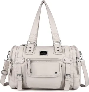 Angelkiss Soft Leather Purses for Women Purses and Handbags Hobo Bags Satchel Shoulder Bags Ladies Tote Crossbody Travel Bag