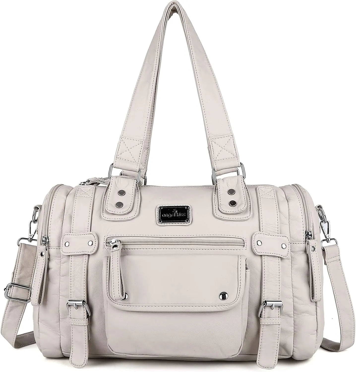 Angelkiss Soft Leather Purses for Women Purses and Handbags Hobo Bags Satchel Shoulder Bags Ladies Tote Crossbody Travel Bag