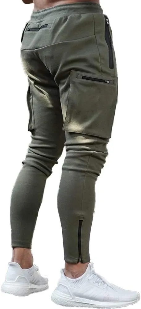 AOTORR Men's Workout Sport Pants, Athletic Running Jogger Track Pants Casual Sweatpants Trousers with Pockets