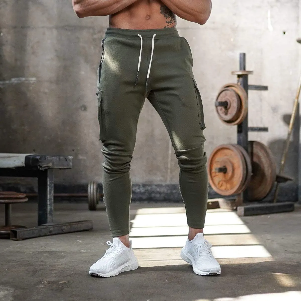 AOTORR Men's Workout Sport Pants, Athletic Running Jogger Track Pants Casual Sweatpants Trousers with Pockets