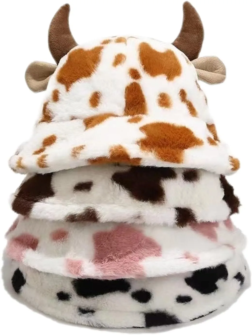 Appa Bucket Hats Women Winter Warm Soft Comfortable Cap Lamb Wool Fisherman Hat Faux Fur hat Furry Bucket Hat…