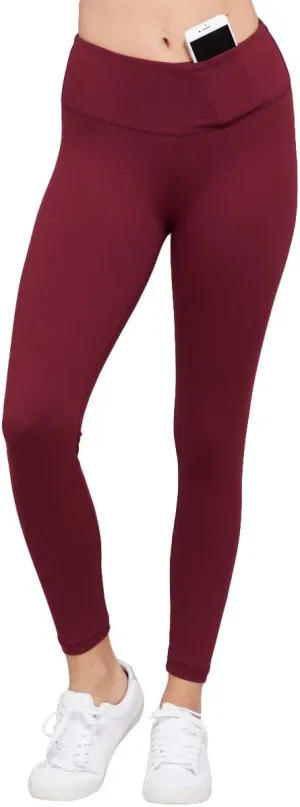 Ashen Fane Full Length High Waist Super Soft Workout Yoga Fitness Pants with Optional Pockets