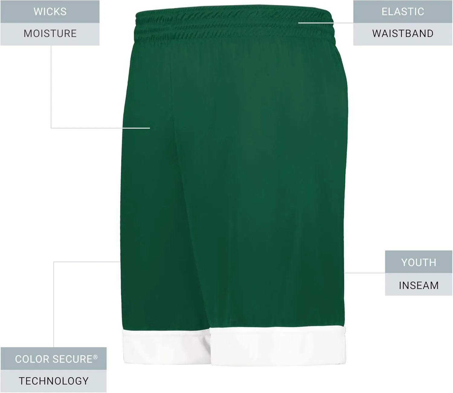 Augusta Sportswear Youth Swish Reversible Basketball Shorts