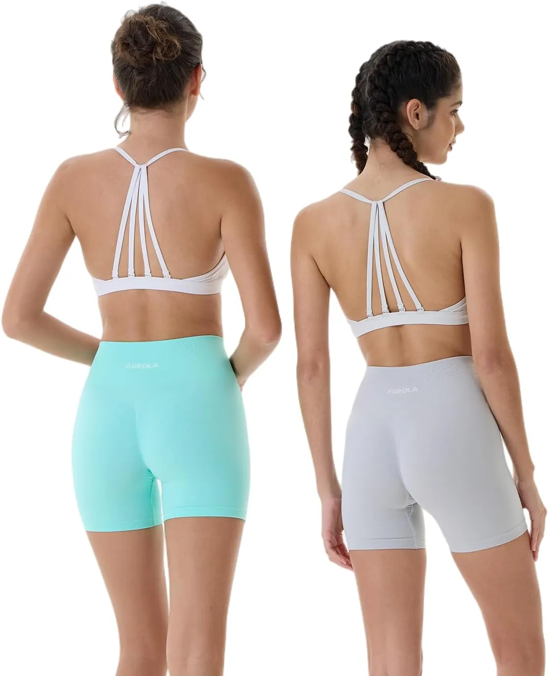AUROLA Dream Collection Women Workout Shorts High Waist Gym Shorts, Scrunch Butt Seamless Athletic Shorts