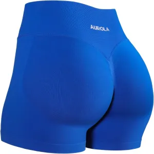 AUROLA Influence Workout Shorts for Women,2.5 3.5 4.5 5.5 6.5 No Roll Up Squat Proof Scrunch Seamless Compression Gym Short