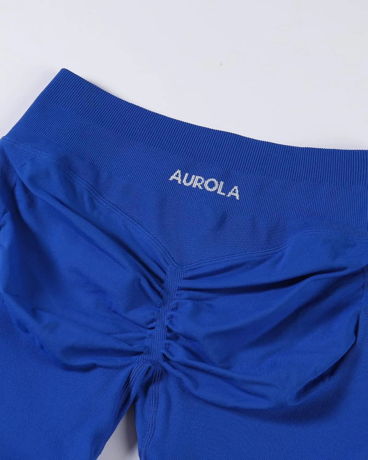 AUROLA Influence Workout Shorts for Women,2.5 3.5 4.5 5.5 6.5 No Roll Up Squat Proof Scrunch Seamless Compression Gym Short