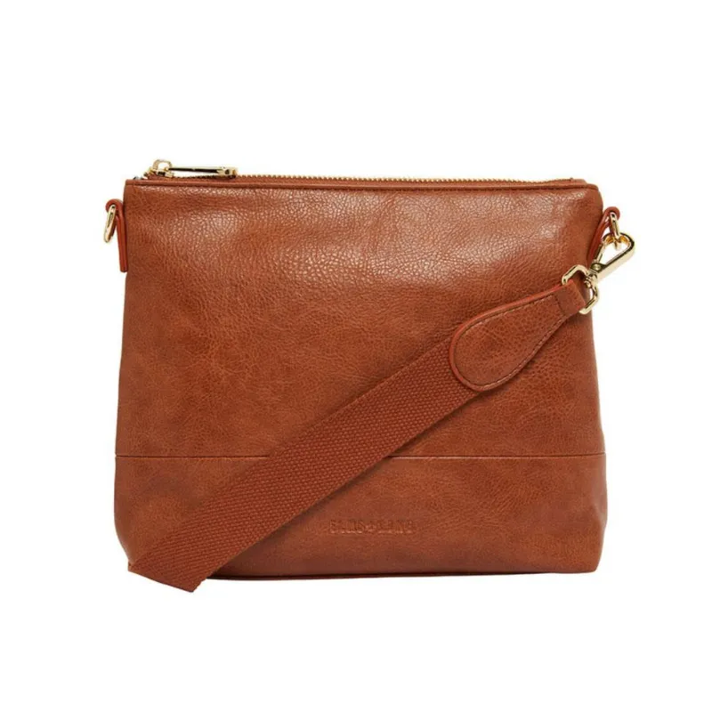 Avoca Crossbody - Tan Pebble