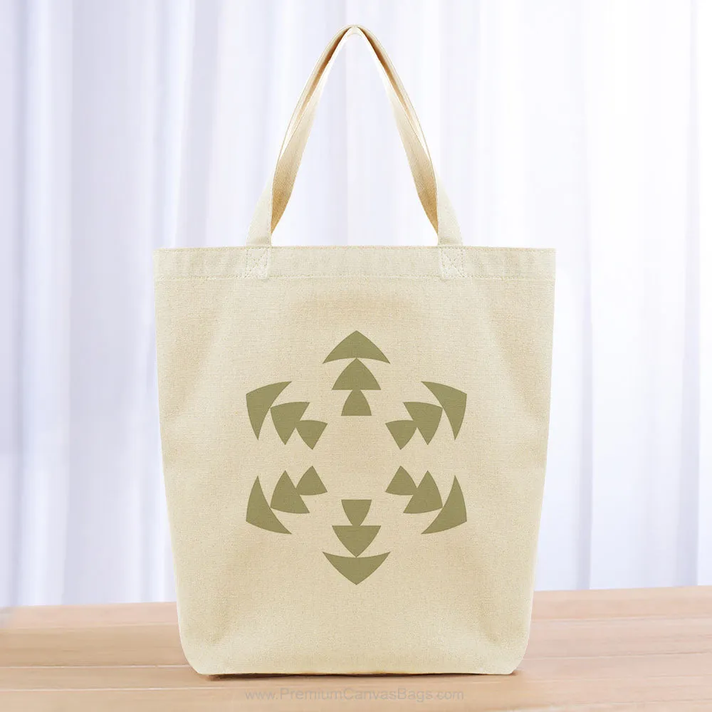 Aztec Tote Bag - khaki