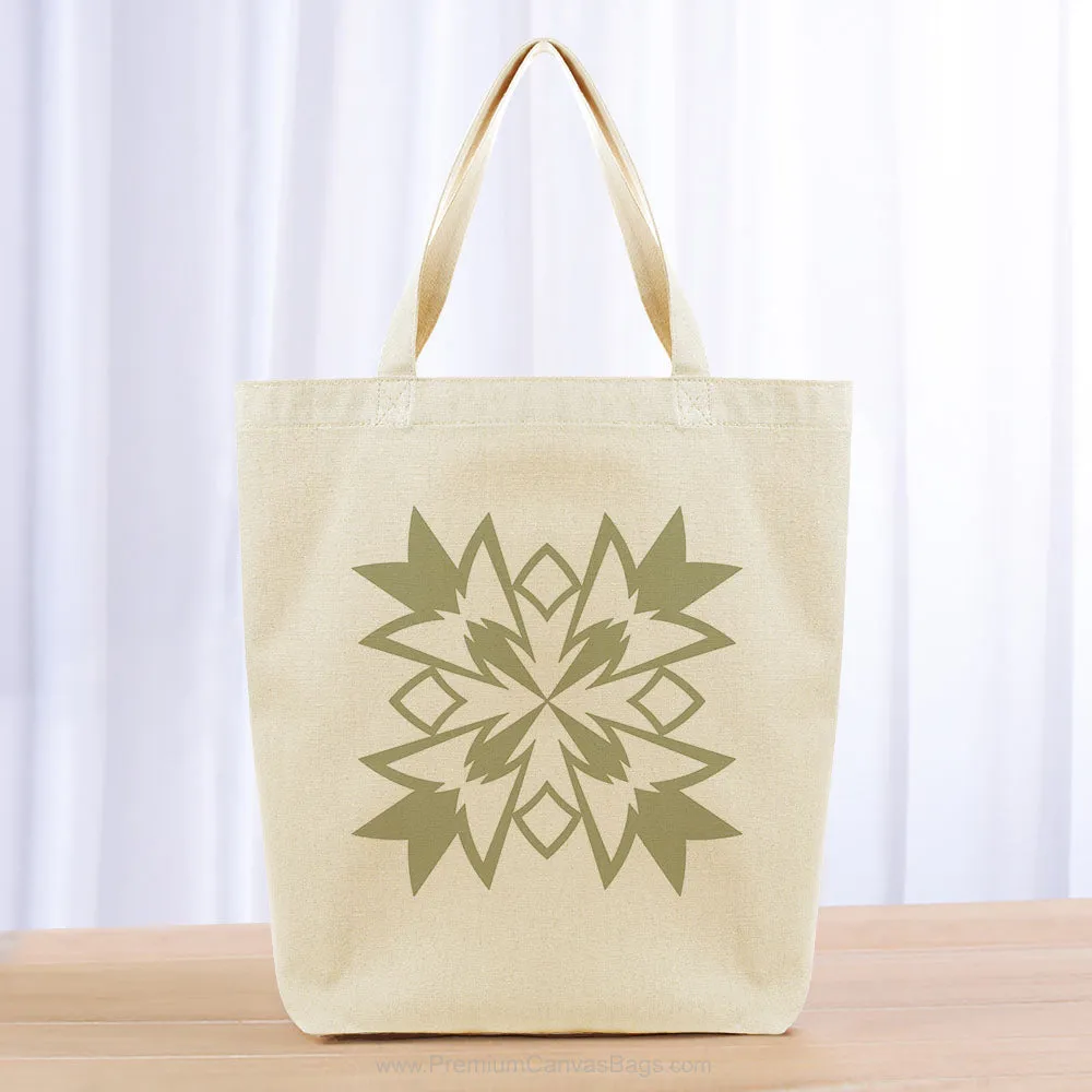 Aztec Tote Bag - khaki