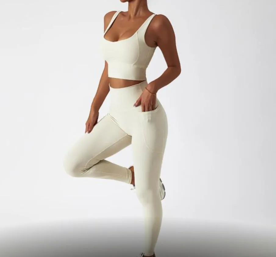 Azure High-Waist Legging Set