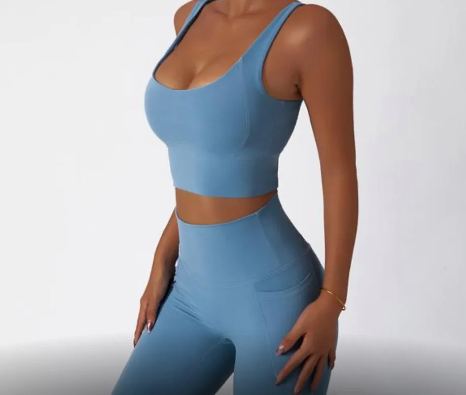 Azure High-Waist Legging Set