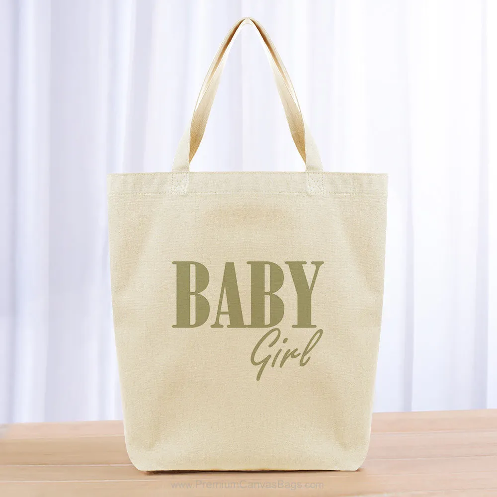 Baby Girl Tote Bag - khaki