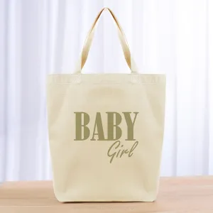 Baby Girl Tote Bag - khaki