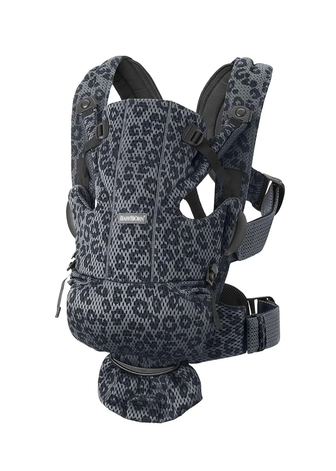 BabyBjörn Baby Carrier Free, 3D mesh, Anthracite/Leopard