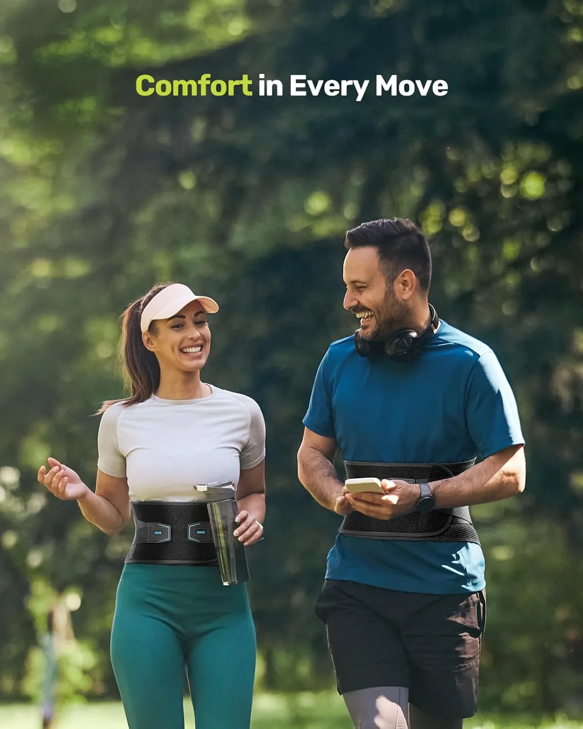 Back Brace for Men Lower Back with 7 Stays, Adjustable Knitted Lumbar Support Belt for Pain Relief, Breathable Soft Mesh Design with Lumbar Pad, Ergonomic Back Support Brace for Scoliosis - Size S (Waist: 27.6"-33.5")