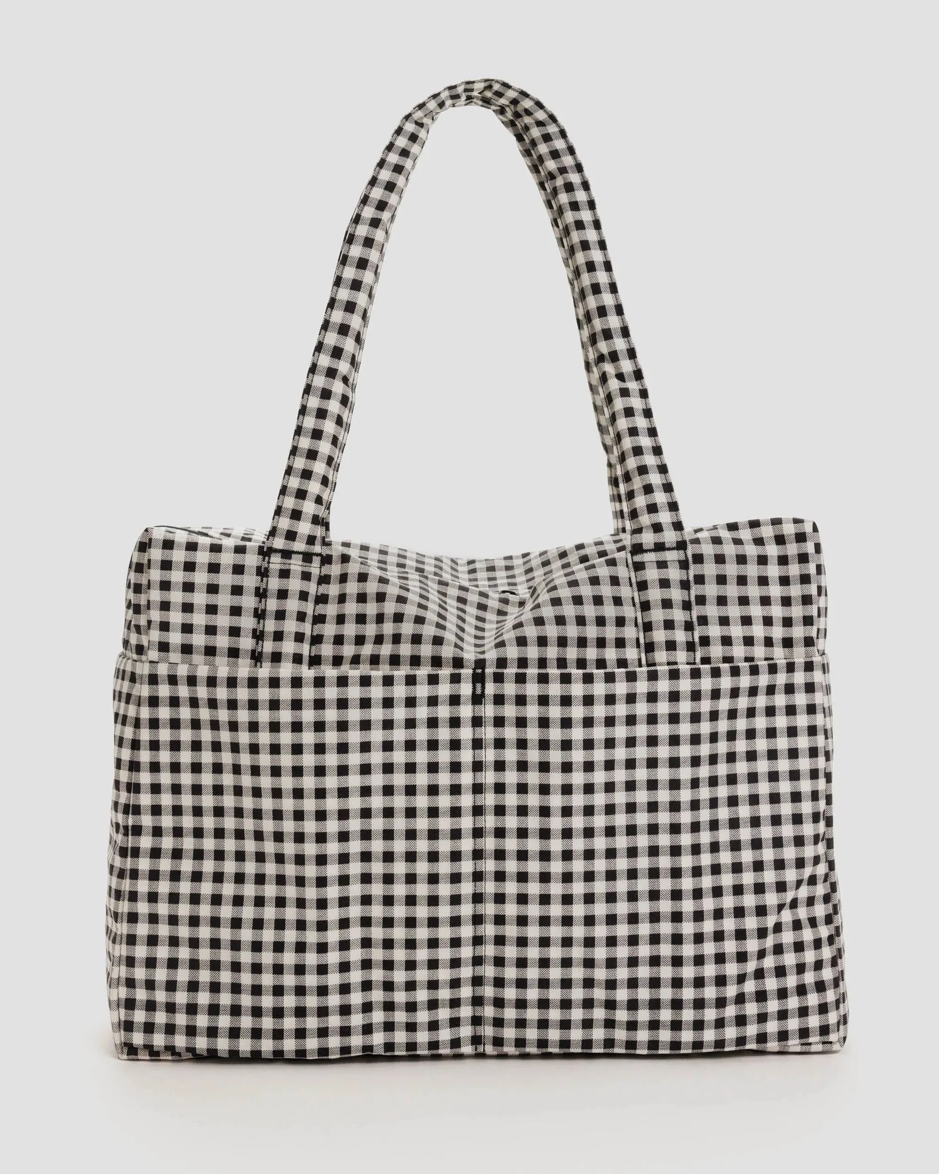 BAGGU Cloud Carry-on Bag - Black & White Gingham