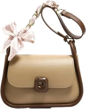 Bags for Women women's crossbody bag shoulder armpit bag small square bag(Khaki)