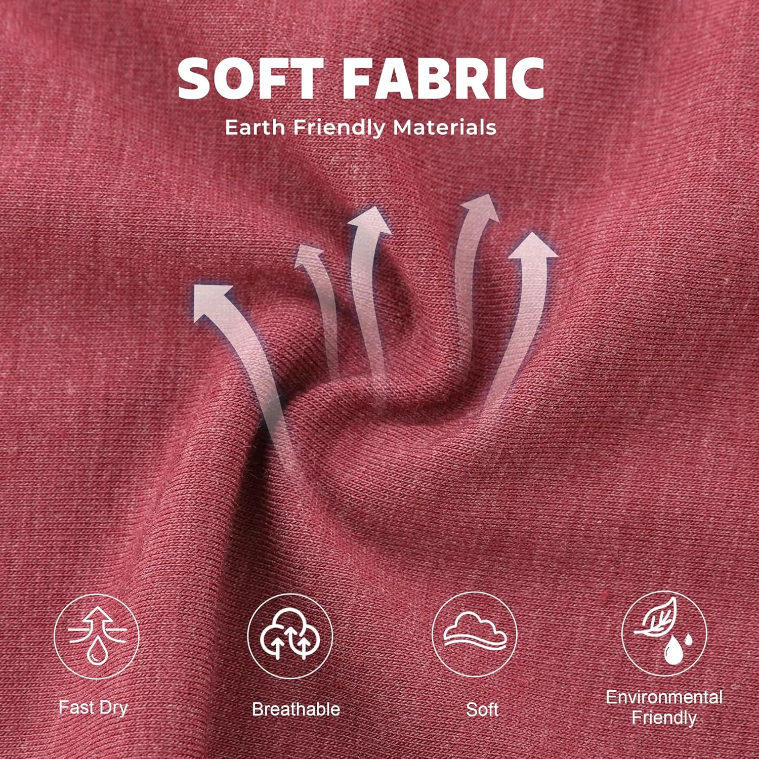 BAMBOO COOL Breathable Men's Underwear Modern Multipack Comfortsoft Moisture-Wicking Boxer Briefs 6 Pack
