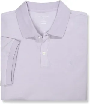 Banana Republic Mens 719664 Standard Fit Pique Mesh All Cotton Monogram Polo Shirt