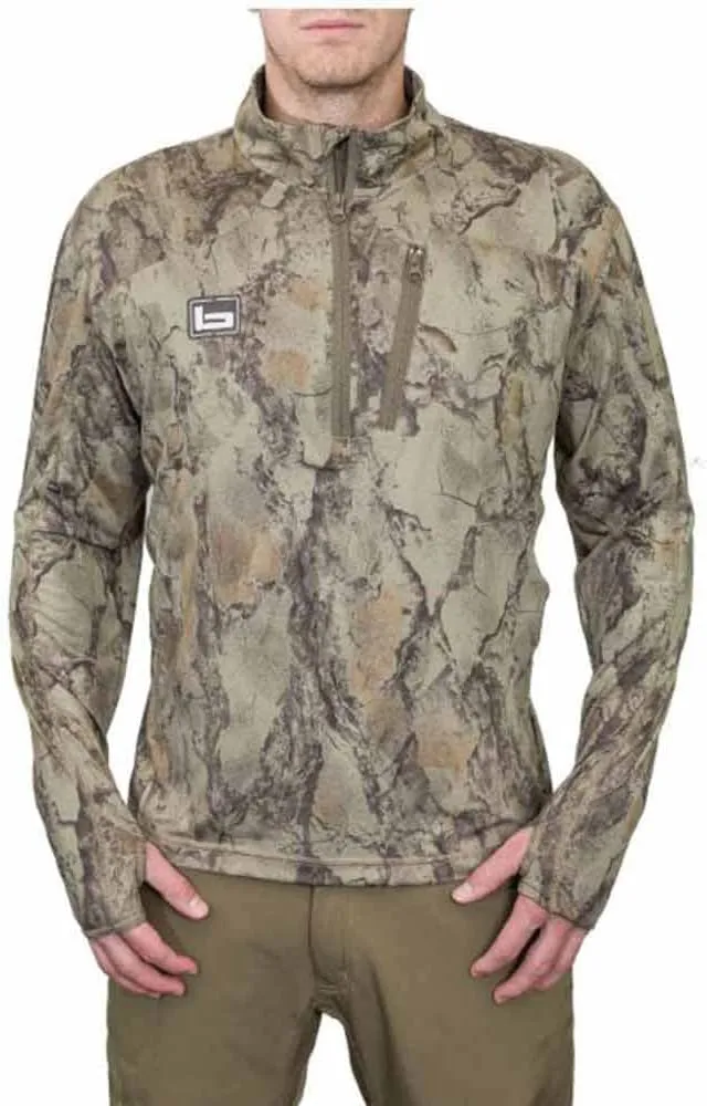Banded Tec Stalker 1/4 Zip Pullover – Lightweight, Breathable, Moisture-Wicking Hunting Shirt