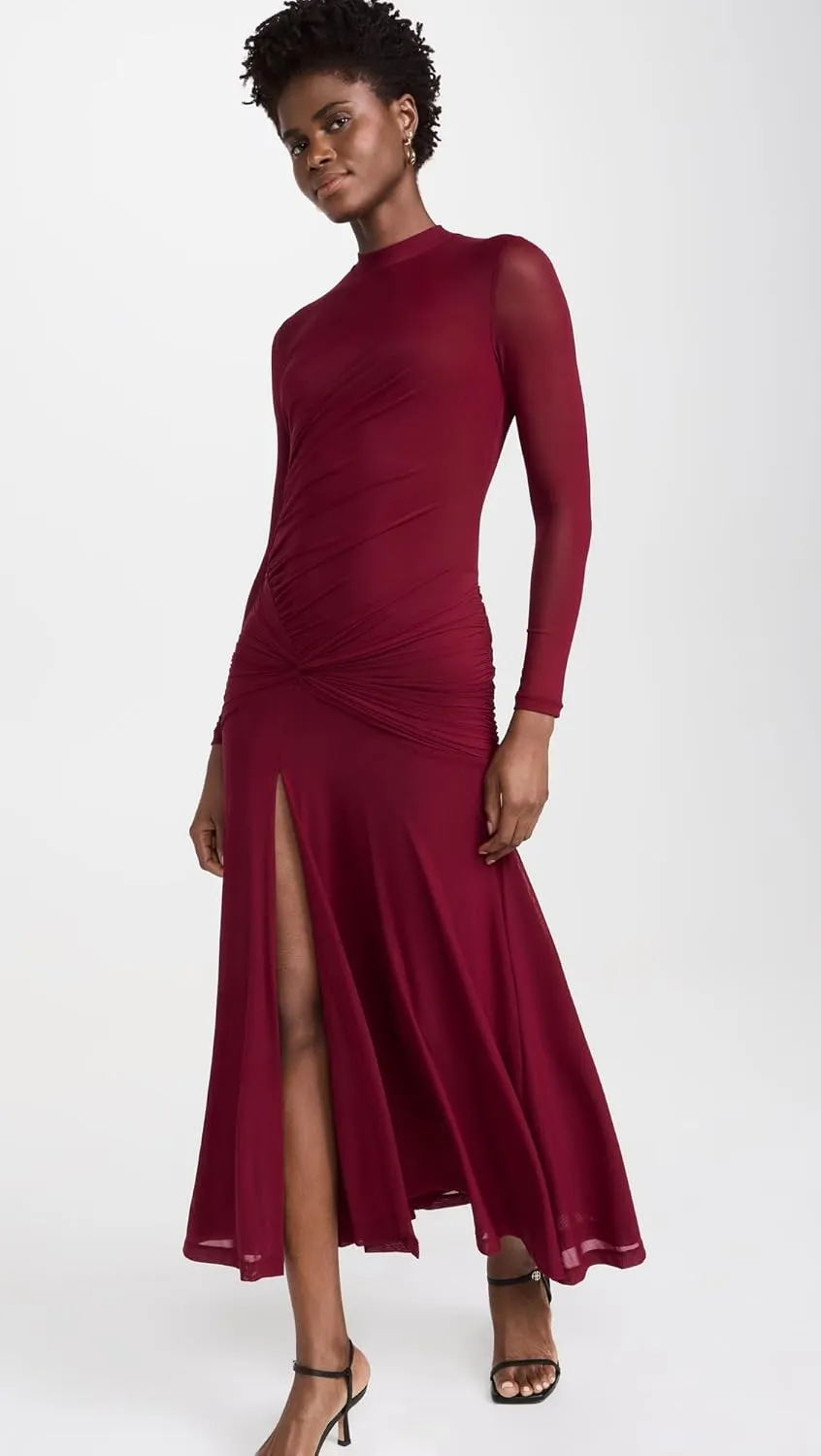 Bardot Women's Liyana Ruched Mesh Dress