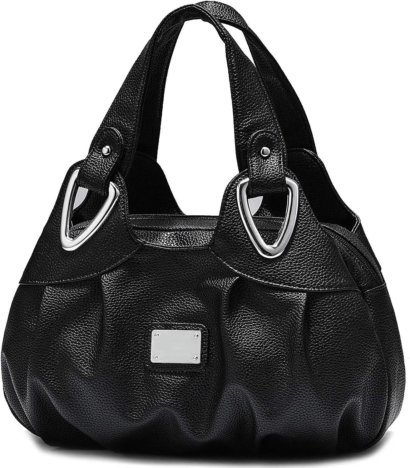 Barsine Vegan Leather Purse for Women Fashion Hobo Style Floral Handbag