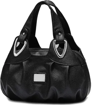 Barsine Vegan Leather Purse for Women Fashion Hobo Style Floral Handbag