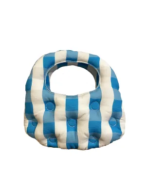 BEADY BAG - BLU GINGHAM